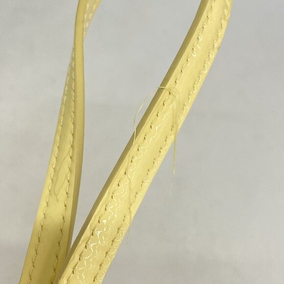 Dior Vanity Bag Cannage Enamel Yellow Champagne Gold 2-Way Bag - Picture 9 of 10